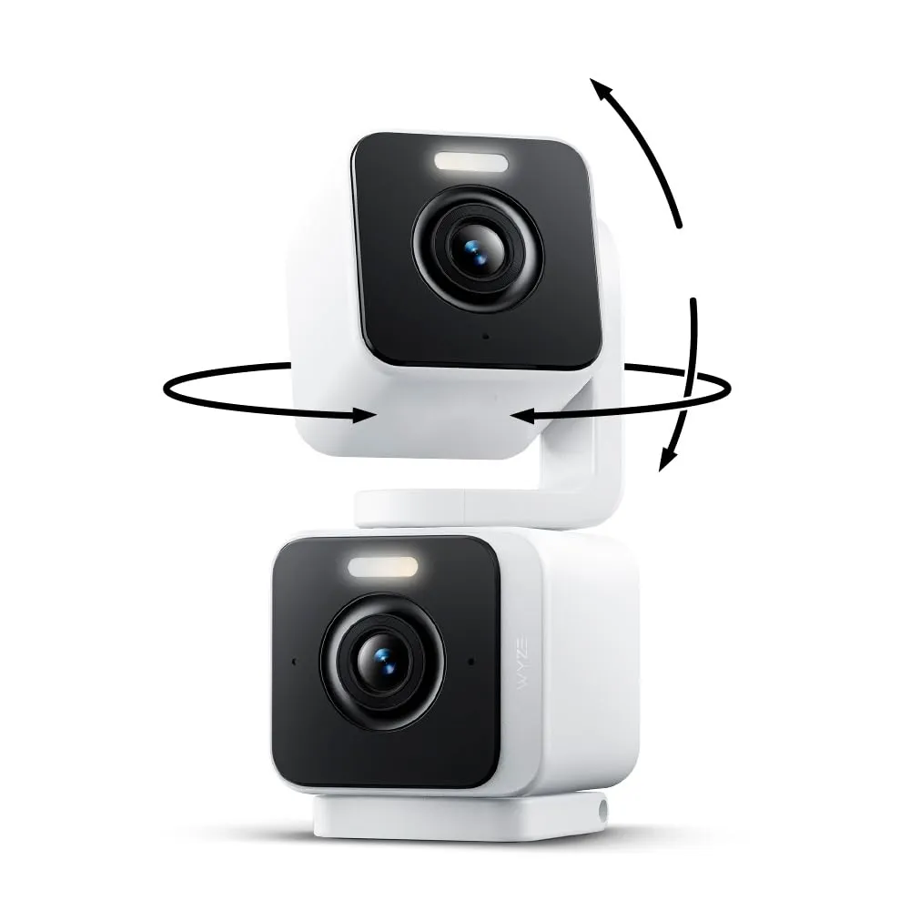 CÁMARA DE SEGURIDAD WYZE DUO CAM PAN 360 IP65 BLANCA
